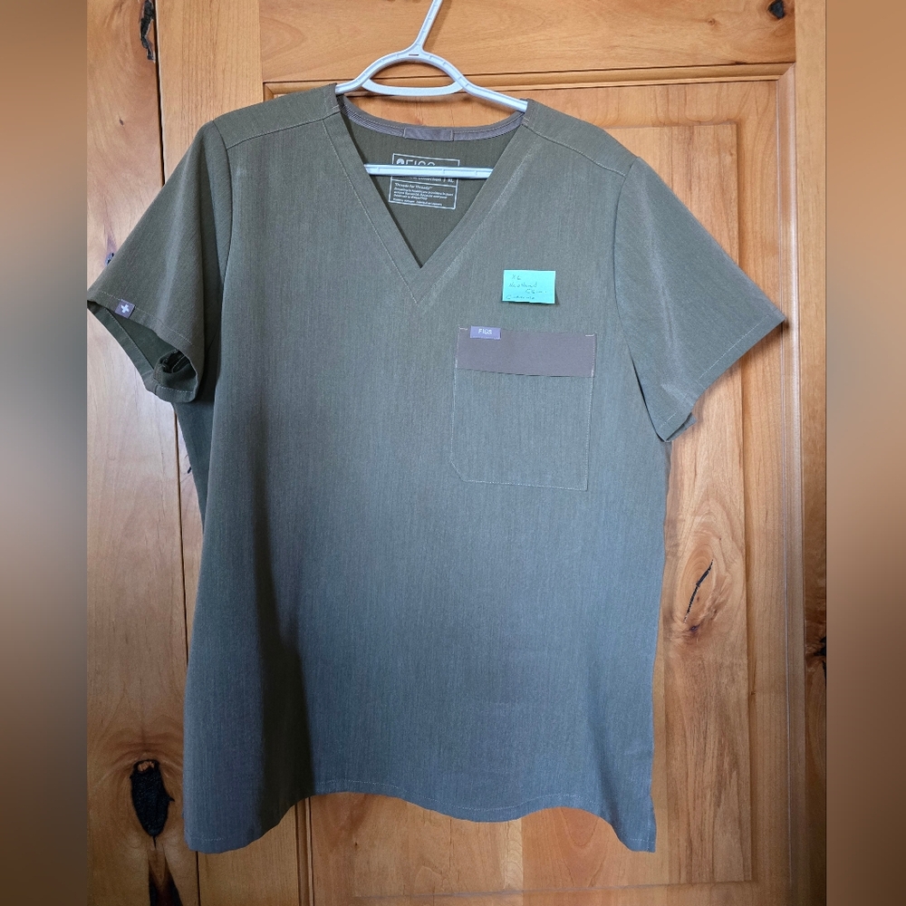 Figs XL Catarina Heathered Olive
